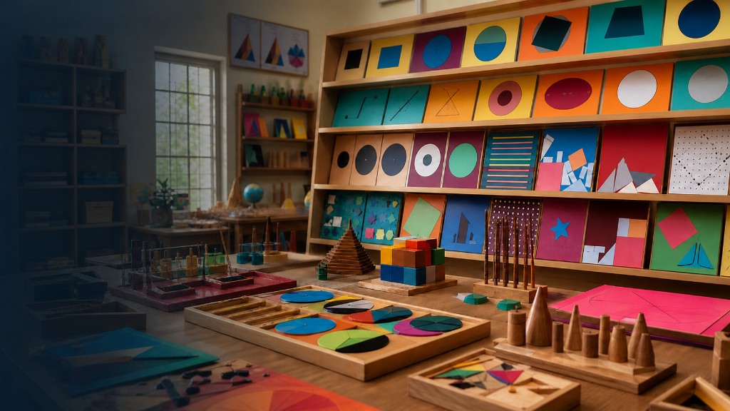 Colourful geometric mathematics models in a Maths Lab classroom