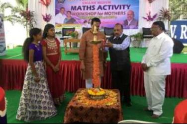 Group activity during a school workshop